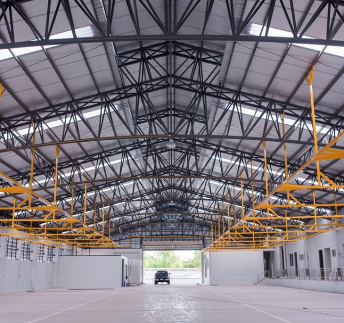 Interior Of A Big Industrial Factory - Supply Industrial & Commercial Sheds across the East Coast