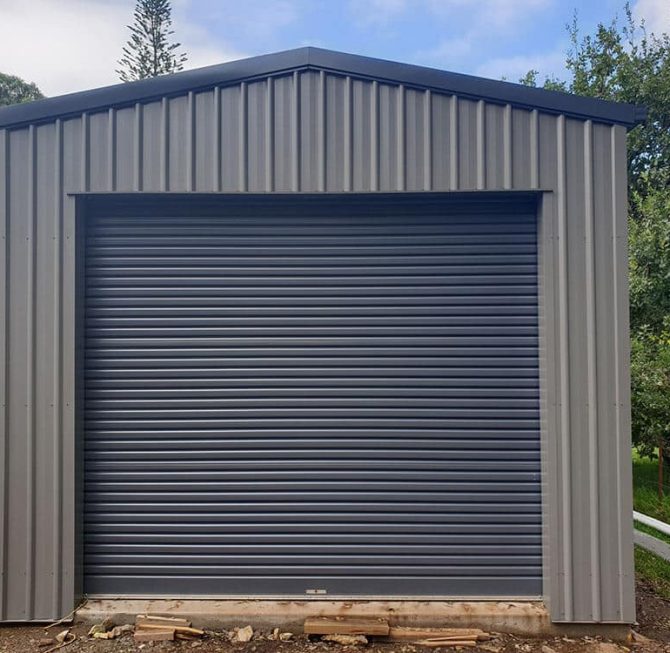 Custom Steel Garage — Natural Sheds and Shelters in Coffs Harbour, NSW
